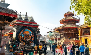 Image of the Kathmandu Durbar Square in the Kathmandu Heritage Tour