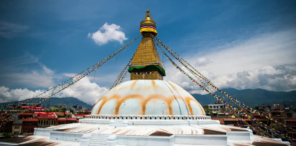This image of the Boudhha Stupa. one day Kathmandu city tour.