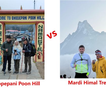 Ghorepani Poon Hill vs Mardi Himal Trek