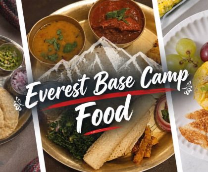 Everest Base Camp Trek Food Collage