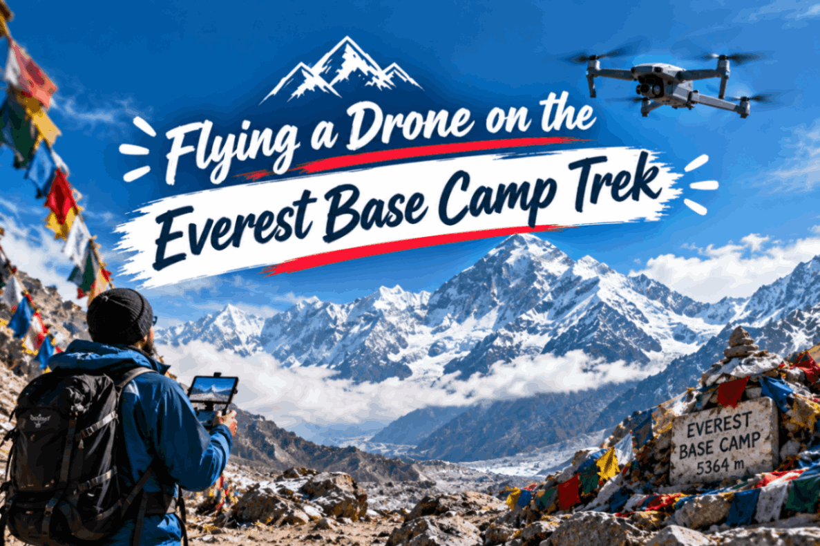 Flying a Drone on the Everest Base Camp Trek